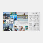 2026 Calendrier 14 Photos Monogramme Nom Couleur p (Clavier et souris)