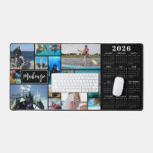 2026 Calendrier 14 Photos Nom Couleur personnalisé (Clavier et souris)