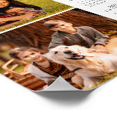 2026 Calendrier 2 Photos Poster personnalisé (Coin)