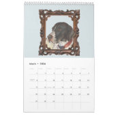 2026 Calendrier Aquarelle Portraits d'animaux par  (Mar 2026)