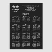2026 Calendrier Business Logo Texte Black Magnet C (Devant)