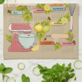 2026 Calendrier Cuisine Torchon (Plié)