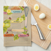 2026 Calendrier Cuisine Torchon (Quart Plié)