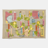 2026 Calendrier Cuisine Torchon (Horizontal)