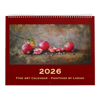 2026 Calendrier Design - Lukian Art Peinture