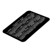 2026 Calendrier Magnet Black (Côté Gauche)