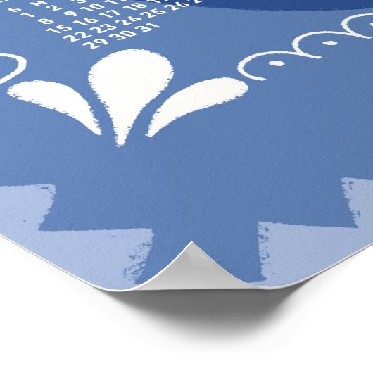 2026 Calendrier Poster Papillon (Coin)