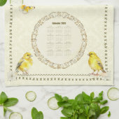 2026 Calendrier Serviette Cuisine Maison de prière (Plié)