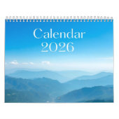 2026 Calm Calendar — Minimalist Soft Aesthetic Kalender (Hoes)