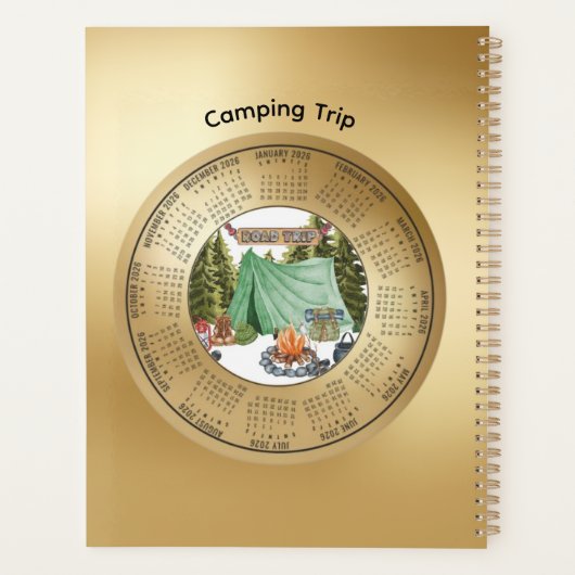 2026 Camping Trip Calendar Planner (Dos)