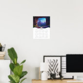2026 Celestial Landschap Volle Jaar Muur Kalender Poster (Thuiskantoor)