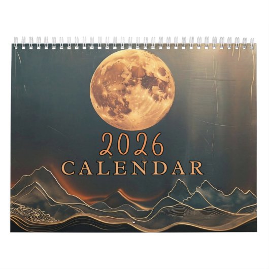 2026  Celestial - Voeg je foto's toe Kalender (Hoes)