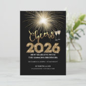 2026 Cheers NYE Party Invitation (Debout devant)