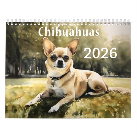 2026 Chihuahua kalender (Hoes)
