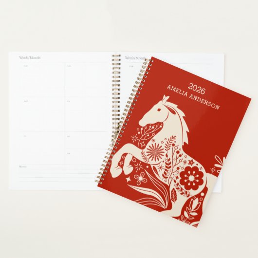 2026 Chinese New Year Of The Horse Floral (Devant avec enveloppe)