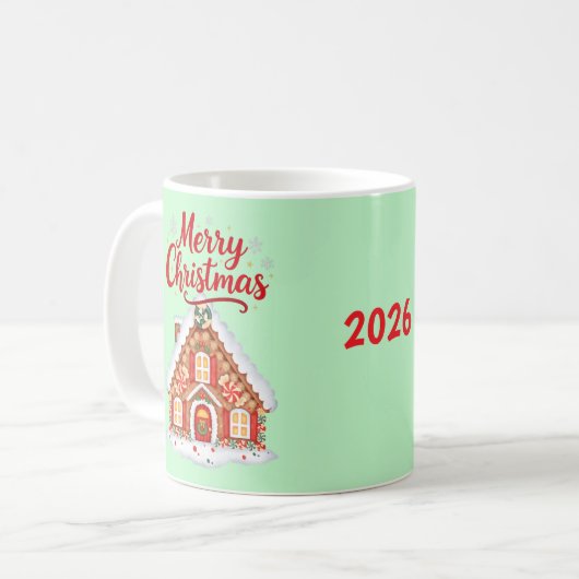 2026 Christmas House Mug (Devant gauche)