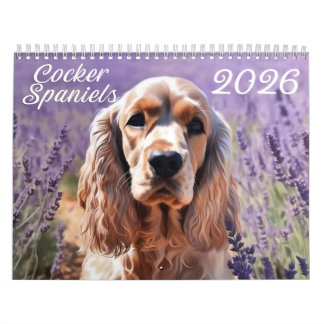 2026 Cocker Spaniels Kalender