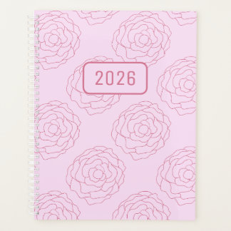 2026 Coming Up Roses: Dark Pink Roses on Pink