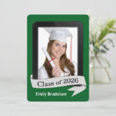 2026 Commencement Graduation Electronic Tablet Kaart (Staand voorkant)