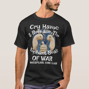 2026 Cry Havoc Release Zeerover Zeehonden Oorlog H T-shirt