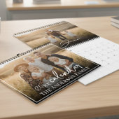 2026 Custom Family Photo Modern Elegant Script  Kalender