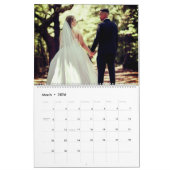 2026 Custom Mijn Trouwfoto Chic Kalender (Mar 2026)
