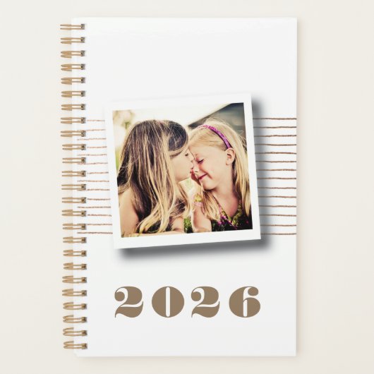 2026 Custom Personalized Photo Diary Planner (Devant)