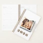 2026 Custom Personalized Photo Diary Planner (Devant avec enveloppe)