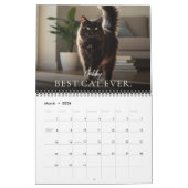2026 Custom Pet Cat Best Cat Ever Your Photo Kalender (Mar 2026)