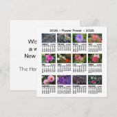 2026 Custom Photo Flower Calendar Sunday start (Voorkant / Achterkant)