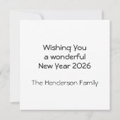 2026 Custom Photo Flower Calendar Sunday start (Achterkant)