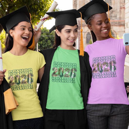 2026 Custom Photo Graduation T-Shirt
