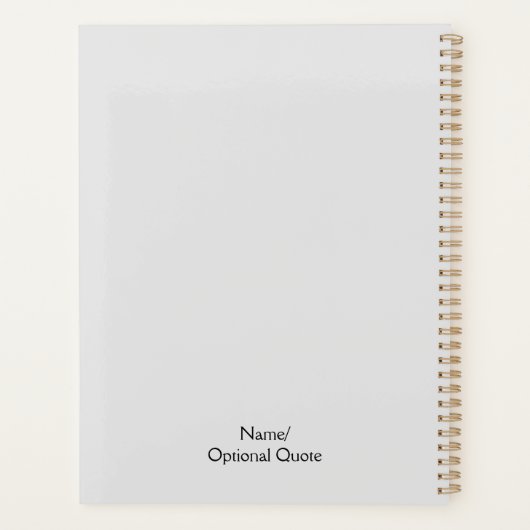 2026 Custom Vision Dream Board Objectif quotidien (Dos)