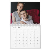 2026 Custom Wedding Photo Chic Script Calendar Kalender (Jan 2027)