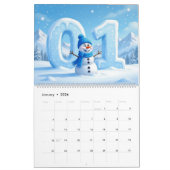 2026 Cute Seasonal Character Wall Calendar (Large) Kalender (Jan 2026)
