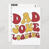 2026 Dad Jokes Advent Calendar Christmas Countdown Briefkaart (Voorkant / Achterkant)
