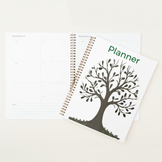 🌳 2026 Daily Planner - Stylized Tree of Life (Devant avec enveloppe)
