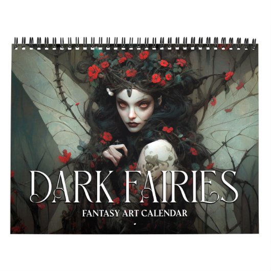 2026 Dark Fairies Fantasy Art Kalender (Hoes)