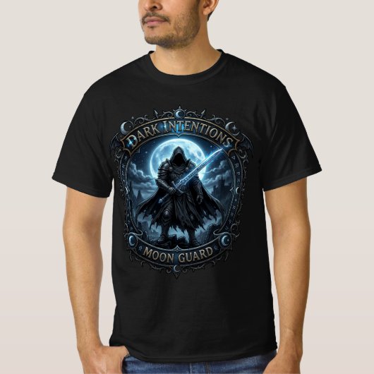 2026 Dark Intentions Heren Basic T-Shirt (Voorkant)