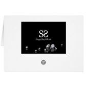 2026 Diamonds Luxury Happy New Year Greeting Card (Dos Horizontal)