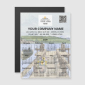 2026 Dock Water Magnet Kalender Business Logo QR (Voorkant / Achterkant)