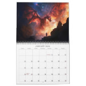 2026 Dragons 2 Imaginaires Art Calendrier (Jan 2026)