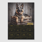 2026 Duitse Herderskalender (Voorkant)