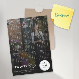 2026 Eenvoudige Typografie Kalender Magnetische Ka