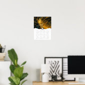 2026 Elf Kalender voor het hele jaar Poster (Thuiskantoor)