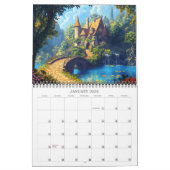 2026 Enchanted Hideaways Fantasy Art Kalender (Jan 2026)