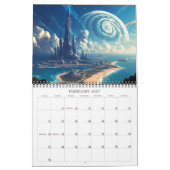 2026 Epische Sci-Fi Cities Science Fiction Kalender (Feb 2027)