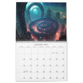 2026 Epische Sci-Fi Cities Science Fiction Kalender (Jan 2027)