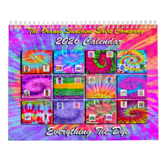 2026 Everything Tie-Dye Calendar Kalender
