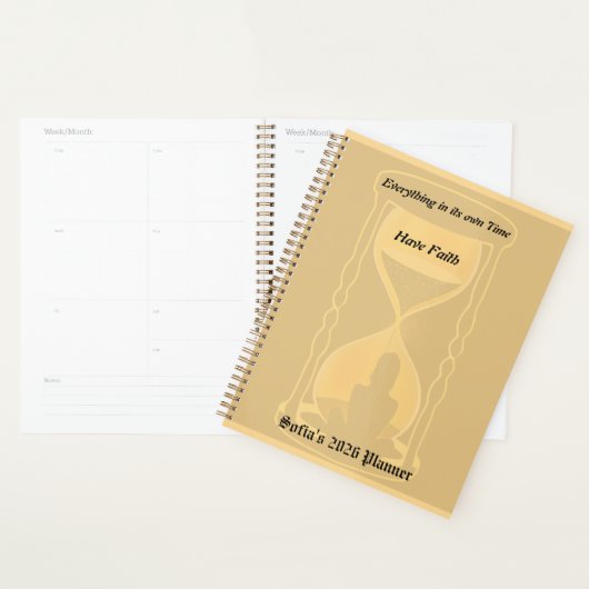 2026 Faith & Divine Timing Planner (Devant avec enveloppe)